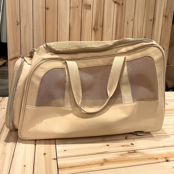BEIS Dog Beis Beige Pet Carrier Poshmark